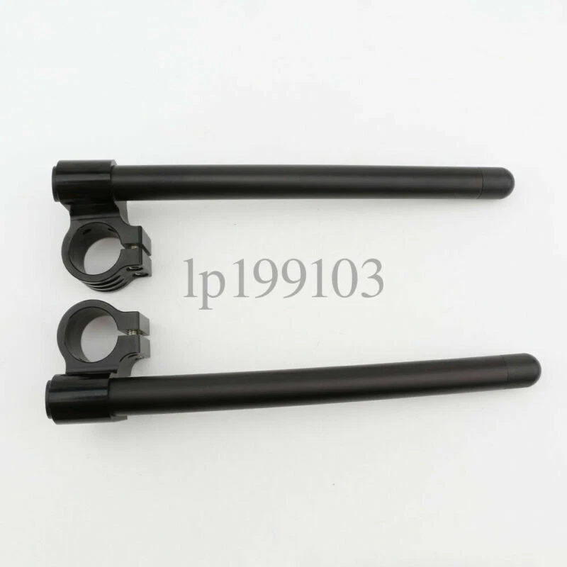 Manillar con clip elevador negro 37 mm para Suzuki GS500 1989-09 Yamaha XS1100 78-81 Foto 2 de 4
