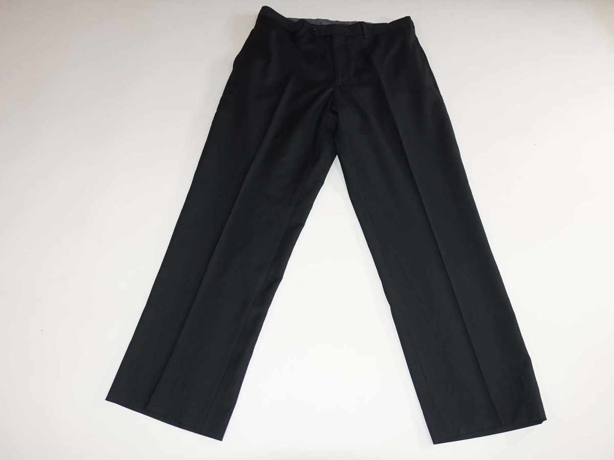 Wool Calvin Klein Black Slacks Calvin Klein Slim Fit Wool Blend