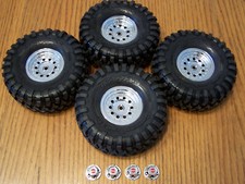 Fits Traxxas TRX-4 Bronco Ranger XLT 1.9 Canyon Trail Tires Wheels 12mm Glued
