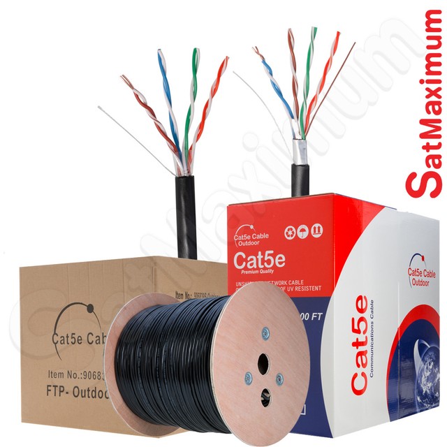 Pull Box Blue BattleBorn 1000ft CAT6 UTP Bulk Cable Roll