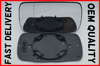 BMW 5 SERIES E39 1995-2004 WING MIRROR GLASS WIDE ANGLE HEATED LEFT