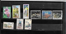 SINGAPORE 1994-1998. SELECTION OF 9. VERY FINE USED. AS PER SCAN.