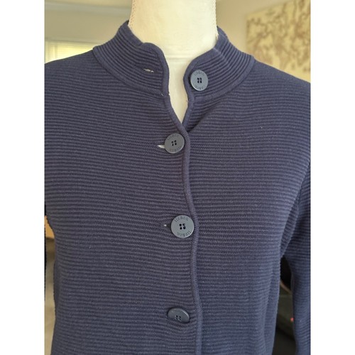 Liz & Co. Jacket Slim Fit Navy Office Size PS Career Work Classy - Picture 7 of 13