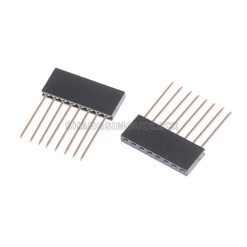 10pcs 8pin 2.54mm Stackable Long Legs Female Header For Arduino Shield ...