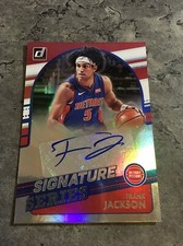 Frank Jackson  Pistons 2021-22 Panini Donruss Signature Series Auto #SS-FJK