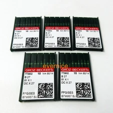 50 Groz Beckert DCX27 DCX1 B27 Industrial Serger Overlock Sewing Needles