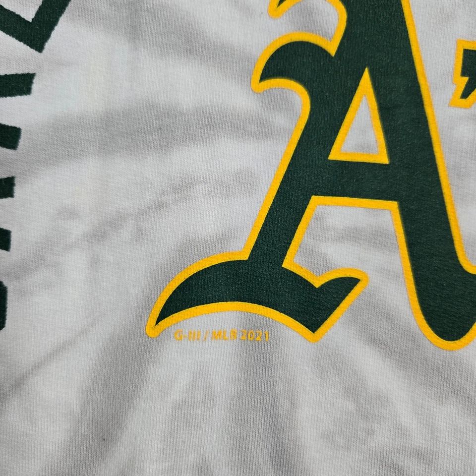 Sudadera Oakland Athletics Mujer 2XL Gris Tie Dye 2021 Manga Larga Pullover Foto 4 de 4