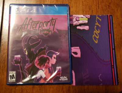 Afterparty and Map, PlayStation 4, PS4, Limited Run Games, Brand New Sealed