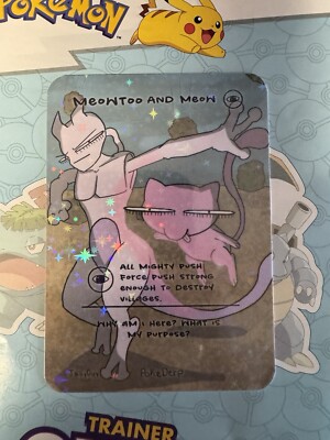 Pokederp Meowtoo and Meow - Tag Team Fan Art Custom Derpy Card Alt Art |  eBay