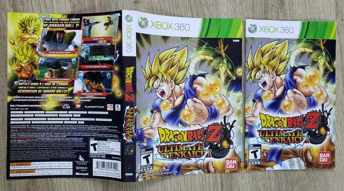 Dragon Ball Z Budokai Tenkaichi 3 REPRODUCTION ART Only No 