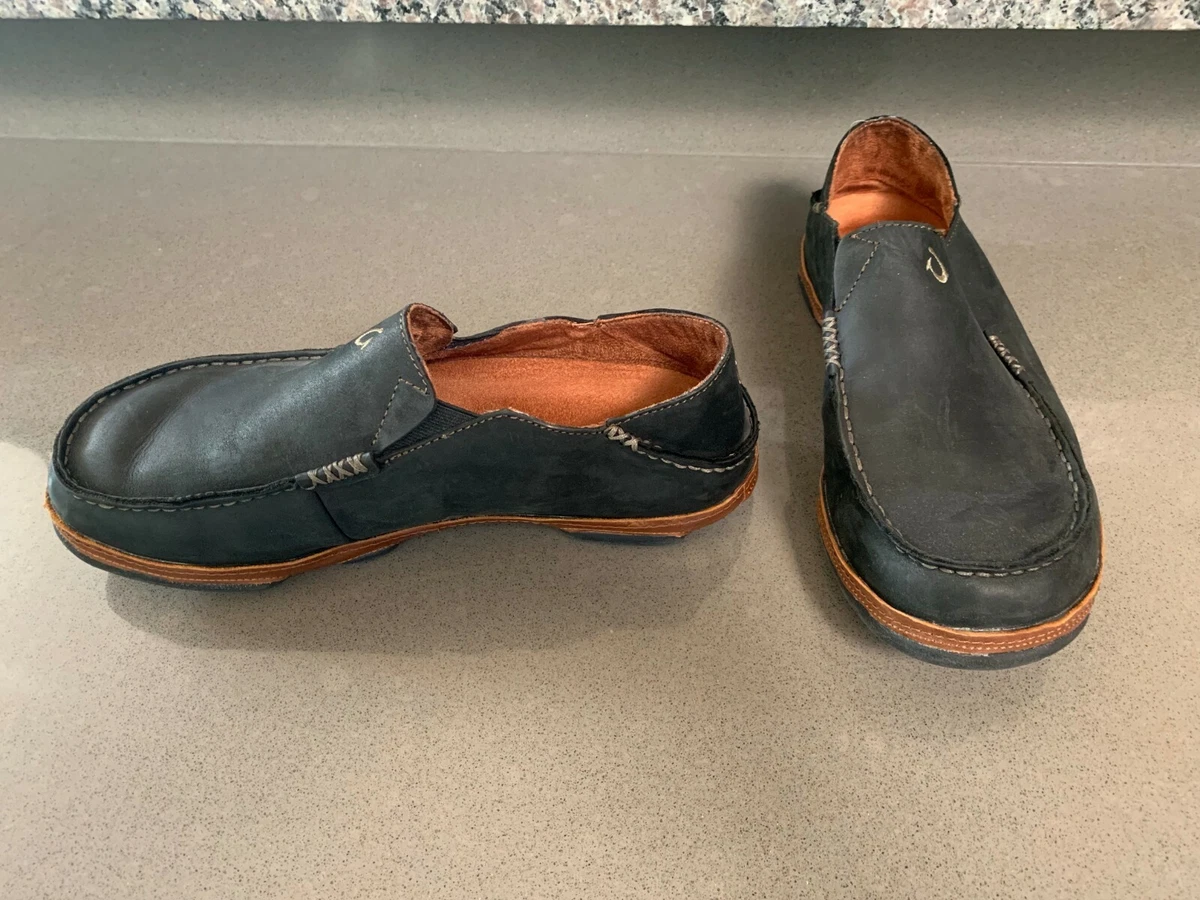 Olukai Moloa 10128 4033 Black Toffee Slip On Size M9 eBay