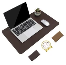 Non-Slip Desk PadMouse PadWaterproof PVC Leather Desk Table ProtectorUltra Th...