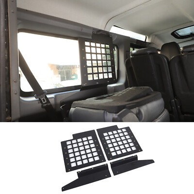 Rear Trunk Side Window Cargo Shelf Storage Rack For Defender 110 2004-2019