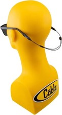 one Cablz monoz Silicone Eyewear Retainer -black Adjustable -Glasses not include
