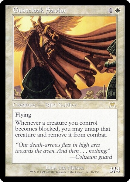 GUSTCLOAK SAVIOR x1 mtg NM Onslaught 1 Rare