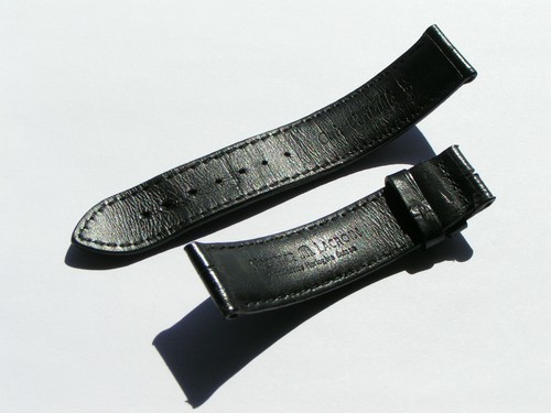 Maurice Lacroix Band 19mm black Calf negra Strap 19/18 80/115 NOS I558 - Picture 2 of 5