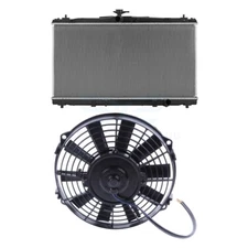 Cooling Fan & Aluminum Radiator Kit For 2013-2017 Toyota Avalon/ Camry 3.5L V6