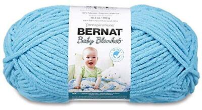 Bernat Babydecke Super Chunky Strick Garn Wolle 300g - 04734 Baby Blaugrün