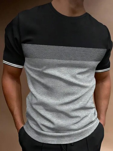 Summer Daily Street Herren T-Shirt Outdoor Sport locker bequem Herren T-Shirt - Bild 13 von 37