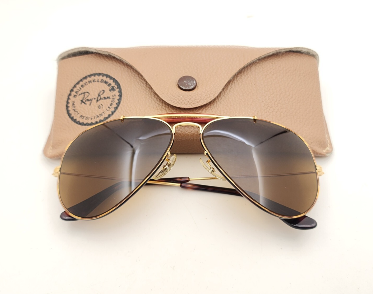 Vintage B&L Ray-Ban Sintra Sunglasses USA Bausch & Lomb Mock Tortoise G31 Lenses Ray-Ban Tortoise Original Round Vintage Sunglasses for sale  main image 4