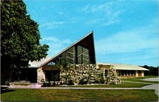 Postcard FL Largo Christ the King Lutheran Church on Oakhurst Road 1960s S43