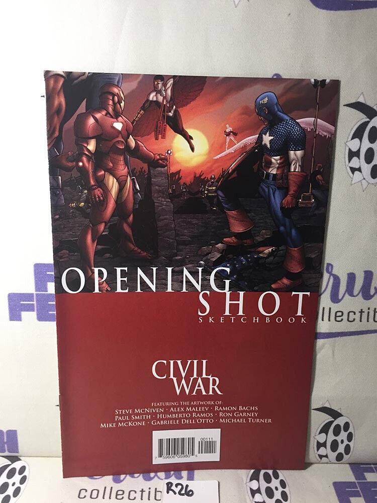 Civil War: Opening Shot Sketchbook First Printing 2006 Jim McCann Marvel R26
