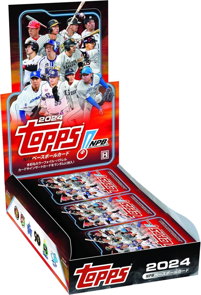 Topps NPB Pro Baseball Card Box 2024 Cards 24 pack Set Topps NPB Pro Baseball Card Box 2024 Cards 24 pack Set