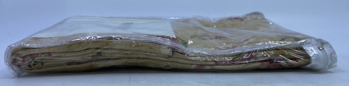 Waverly Rod Pocket Tiers One Pair 36" Length Fontanelle Antique Gold Curtain - Picture 5 of 6