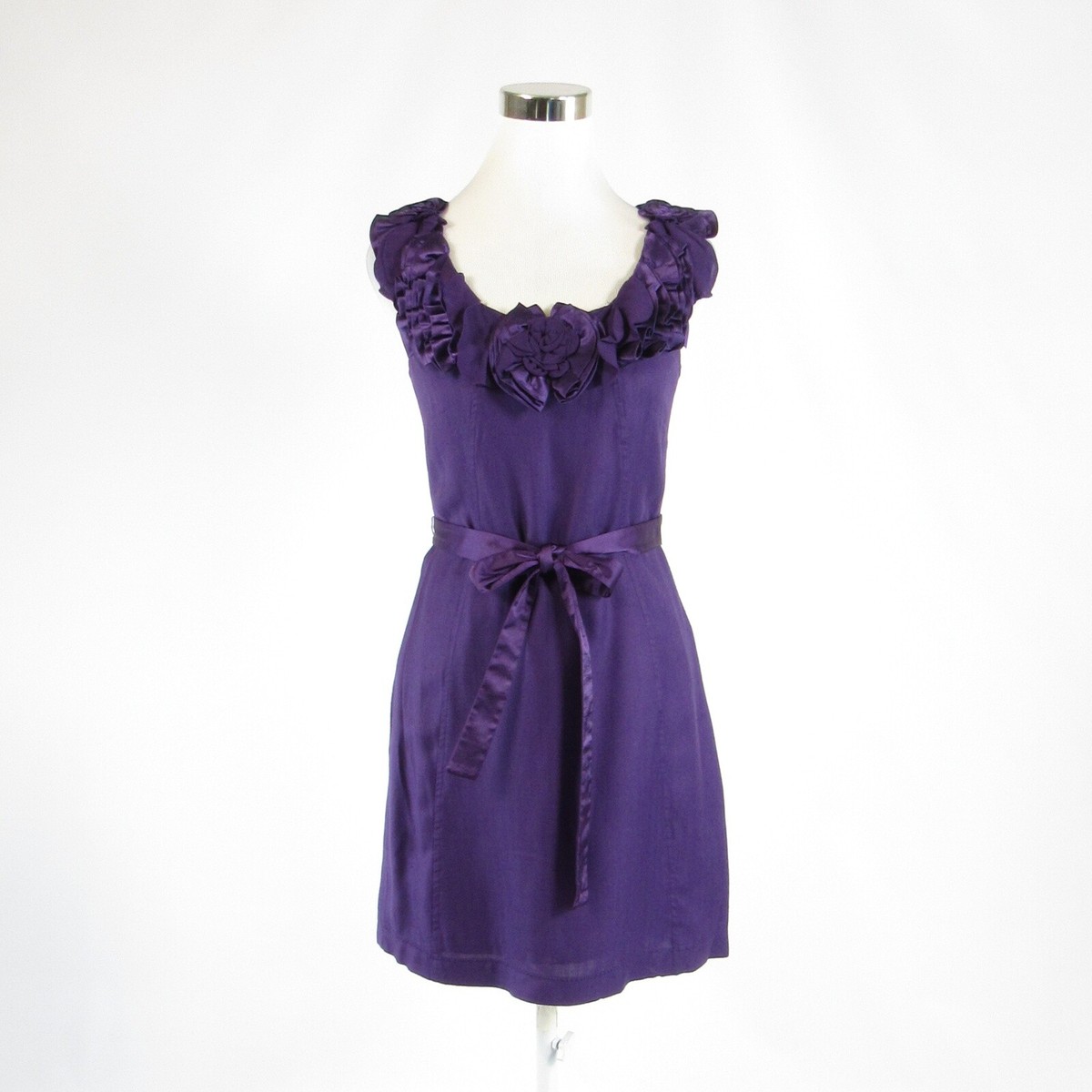 yoana baraschi purple dress Purple YOANA BARASCHI sleeveless A-line dress 0