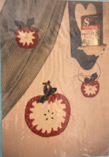 Vtg Rare Homespun Hill APPLE OF MY EYE Craft Kit 203
