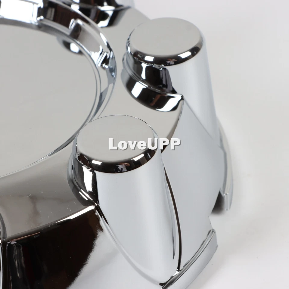 Fit For Ford F250 F350 SD 4x4 Chrome Wheel Center Hub Cap Caps 8 Lug Rim REAR - Image 2 of 4