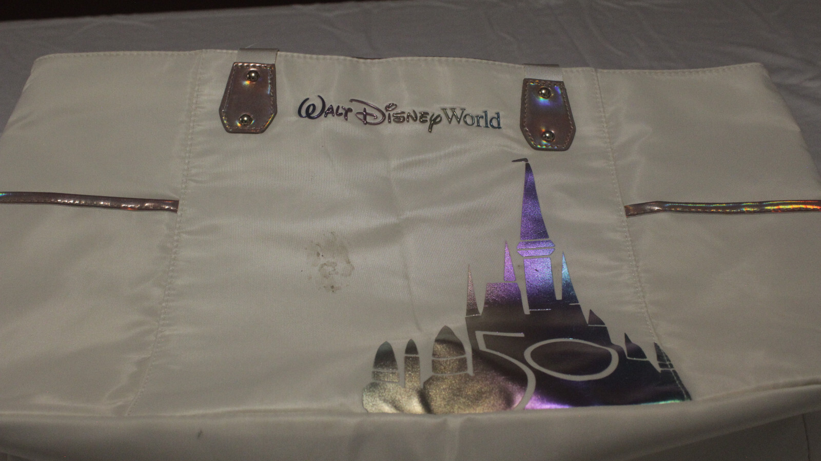 2022 Disney World 50th Anniversary Cinderella Castle Tote Bag - Limited Edition