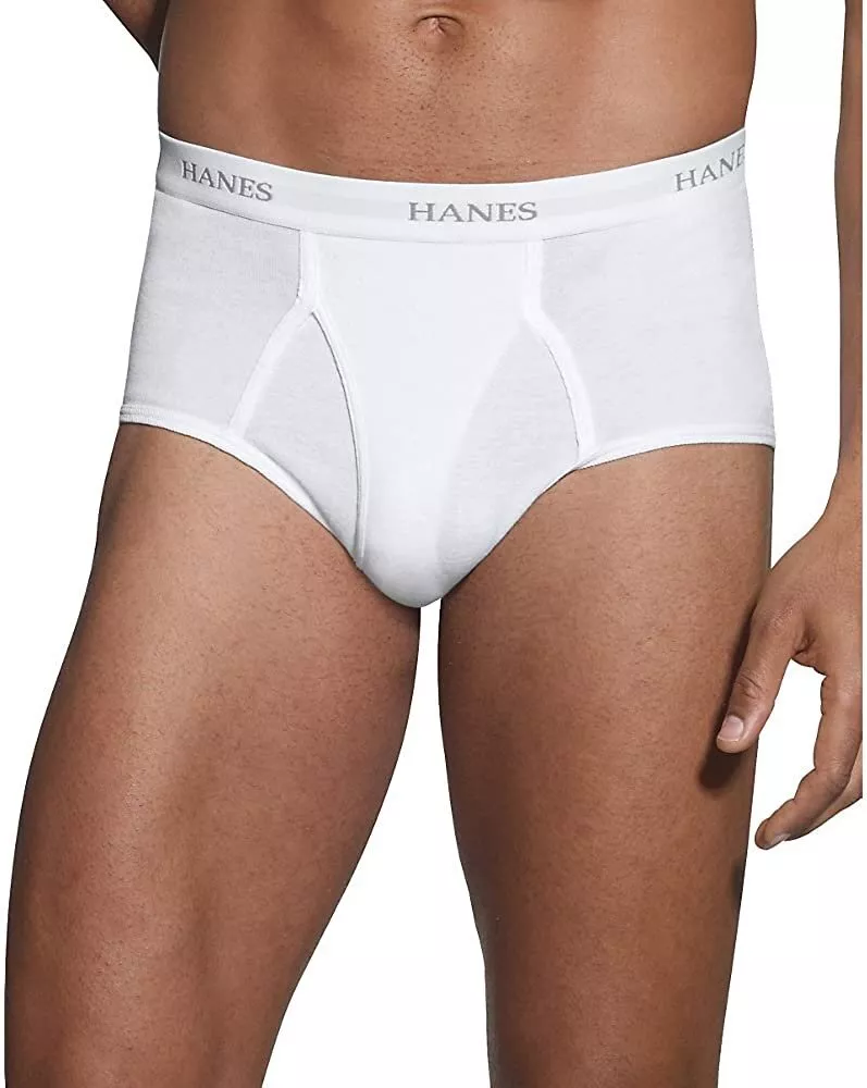 Hanes Men's Tagless No Ride Up Briefs with Comfort Flex Waistband 8-Pack