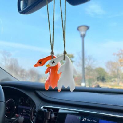 Color-Changing Roast Duck Car Pendant Color Change Duck UV detection, Hanging