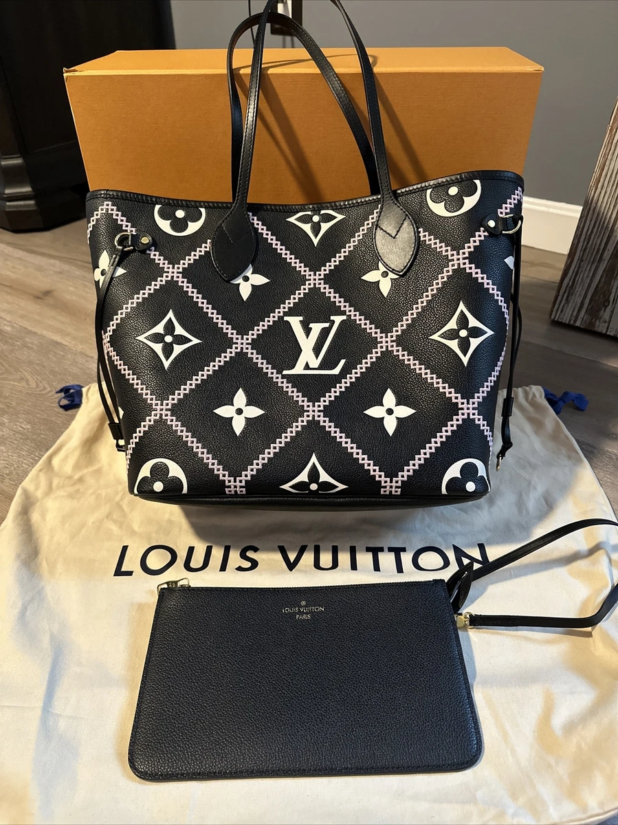 Louis Vuitton Neverfull Empreinte MM Black