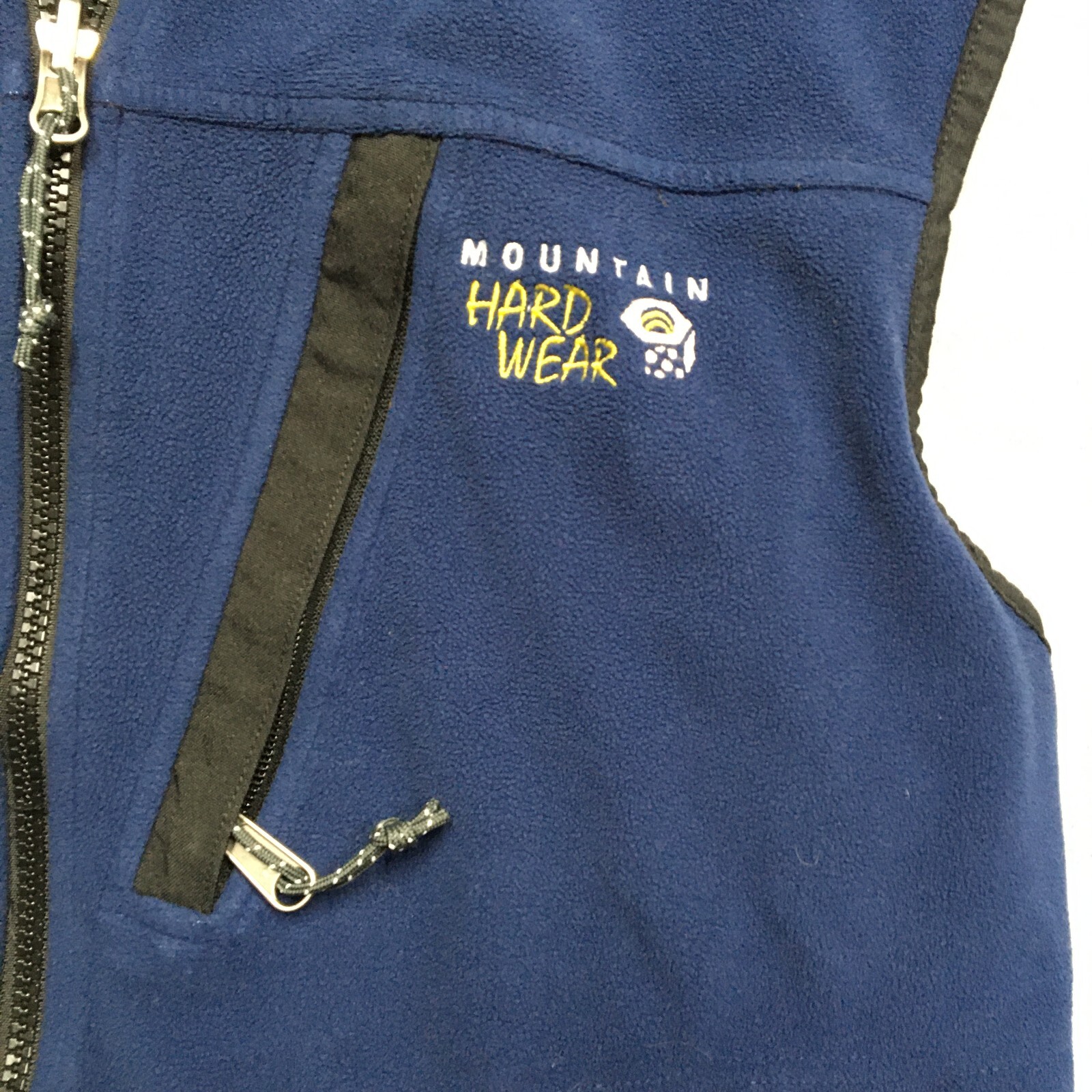 Mountain Hardwear Windstopper Fleece Vest Mens Large L Blue Windbreaker