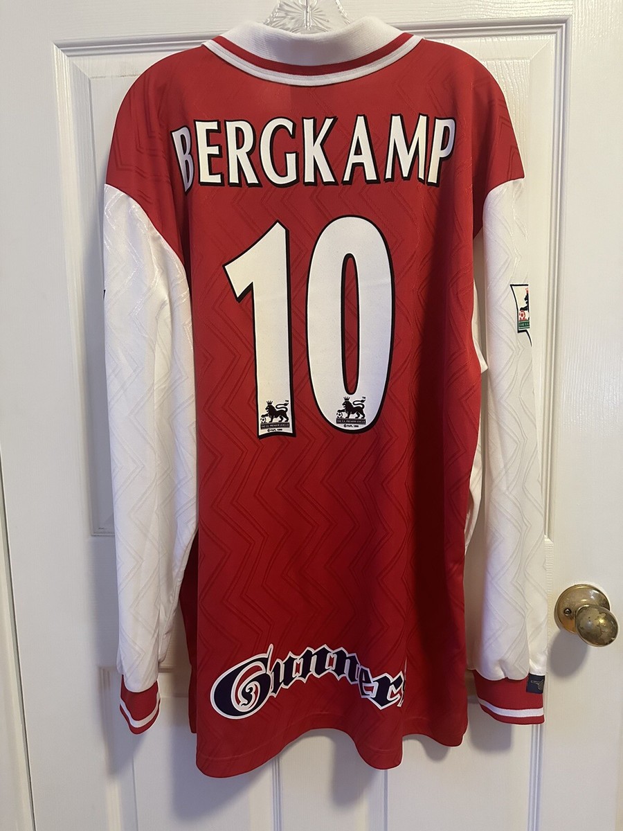 Nike Arsenal 1996 1997 1998 Home XL Long Sleeve Football Kit