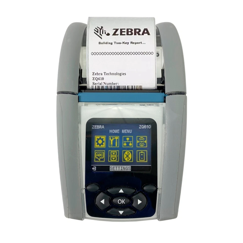 Impresora térmica portátil de etiquetas de código de barras Zebra ZQ610 inalámbrica BT USB 1 AÑO DE GARANTÍA Foto 4 de 4