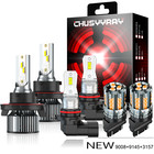 Parts accessories For Ford F 150 2004-2014 LED Headlight Hi/Lo+Fog Light Bulbs A