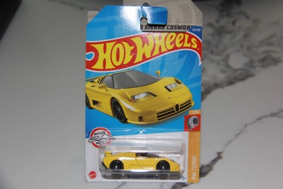 Hot Wheels - '94 Bugatti EB110 SS (Yellow) - #65/250 - 2022 HW Turbo 5/10