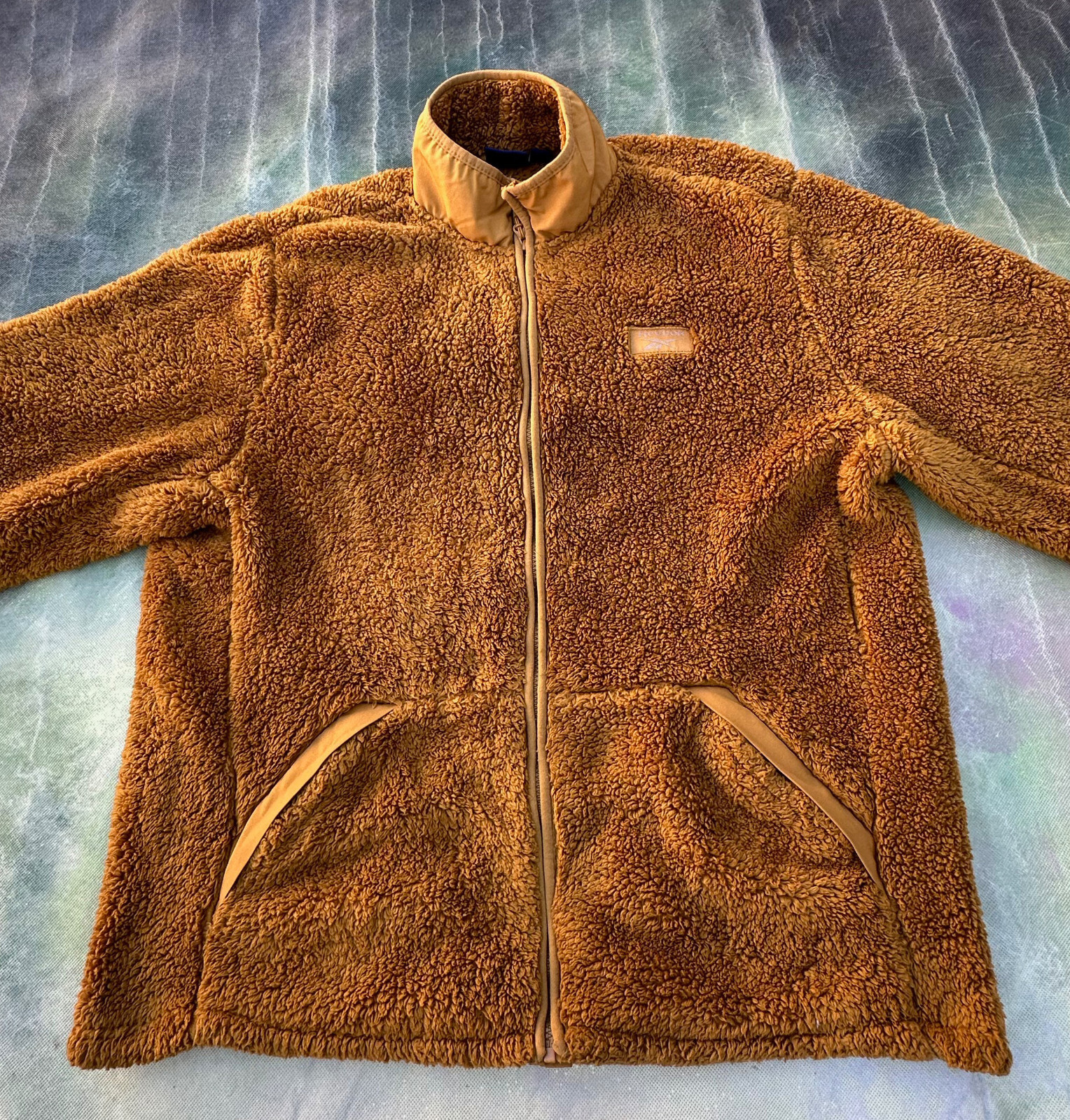 Vintage RARE Reebok Men's Brown Full Zip Jacket Size XL. image 2