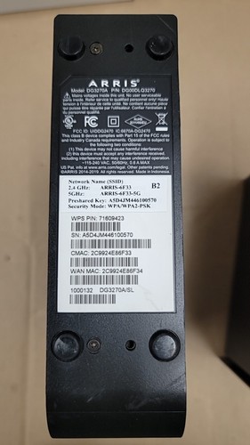 18pcs ARRIS DG3270A DOCSIS 3.0 Cable Modem Dual Band Wi-Fi 2.4 And 5 GHZ - Picture 2 of 3