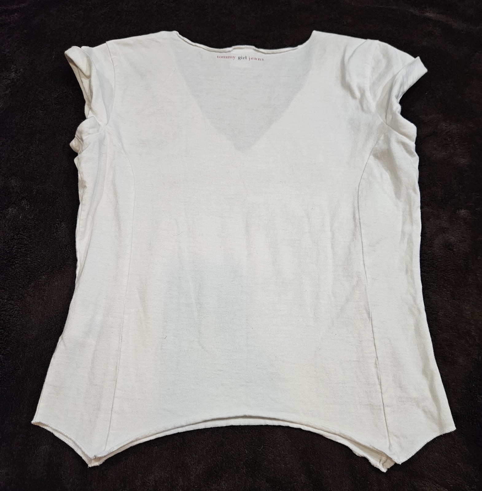 Vintage Y2K Tommy Girl Jeans T-Shirt Youth Size Medium image 7