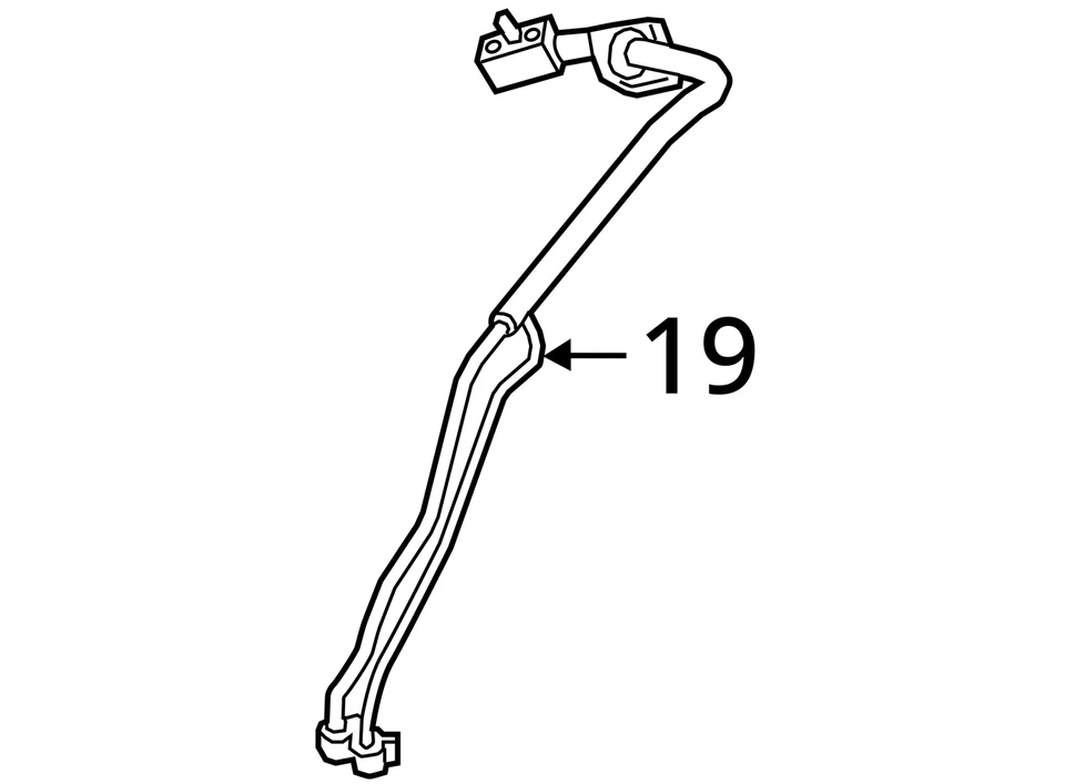 Audi RS5 2017-2025 2,9 L motor aire acondicionado tubería manguera 43 k millas fabricante de equipos originales Foto 4 de 4