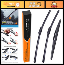 Complete Front & Rear Wiper Blade Kit for 2023-2026 Honda CR-V | Premium 3-Piece
