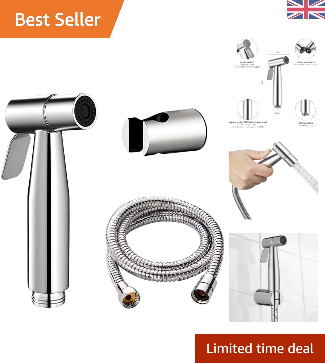 Hand Held Bidet Sprayer Stainless Steel Sprayer Shattaf Toilet Bidet Shower H...