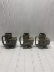 (3) Vintage Stromberg 97 Carburetor Coffee Mug South Bend USA 16 oz VK Tardel!!!