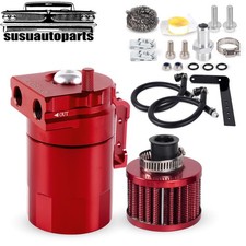 Red Oil Catch Can Breather Filter For 2011-2021 Ford F150 5.0l Raptor 2.7l 3.5l