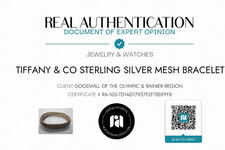 Tiffany & Co. Sterling Silver Mesh Bracelet w...