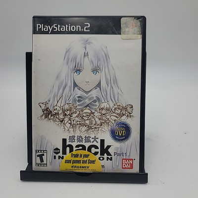 DOT .hack INFECTION Sony PlayStation 2 PS2 Complete CIB CLEAN 2 Disc Anime DVD